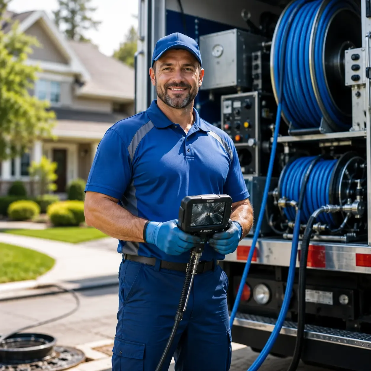 Local outdoor drain cleaning specialists in Elkton, MI